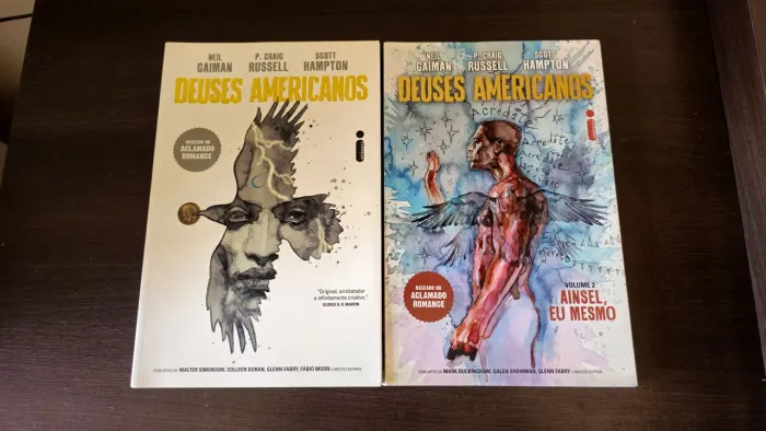 Deuses Americanos 1 e 2 - Neil Gaiman - HQ Intrínseca