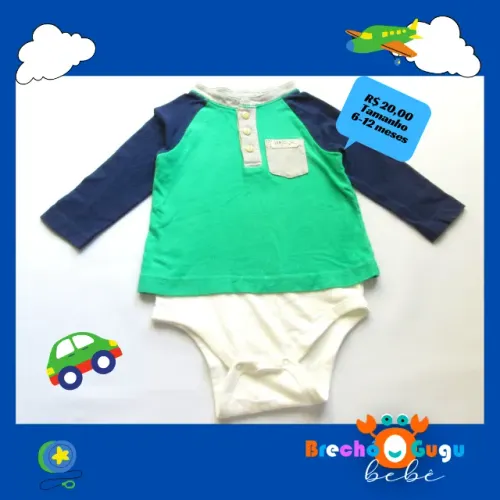 Body Baby Gap original em bom estado!!! Tamanho: 6-12 meses