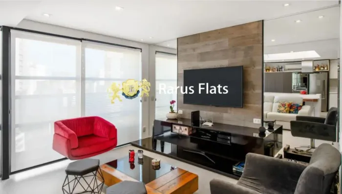 Flat para locação na Vila Olímpia - Edifício Urbano Duplex