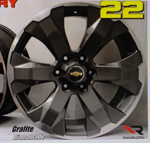 Roda aro 22 Chevrolet S10 Contry 6x139 novas