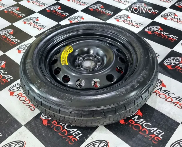 Estepe fino aro 17 5x108 Volvo xc40 recharge xc60 + Pneu 165/80 