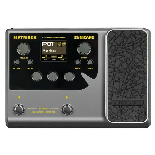 Pedaleira Sonicake Matribox Cor Prateado (NOVO)