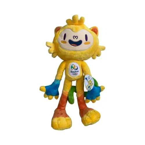 Pelúcia Vinicius mascote Jogos Olímpicos Rio 2016 45cm