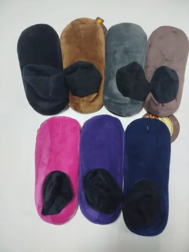 Meia Pantufa com pêlo dentro e antiderrapante 
