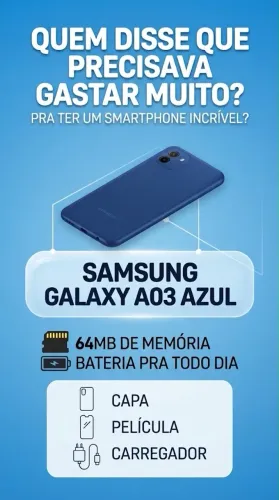 Samsung Galaxy A03 64Gb Azul