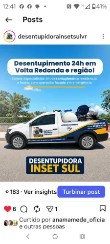 Desentupidora na região dos Lagos