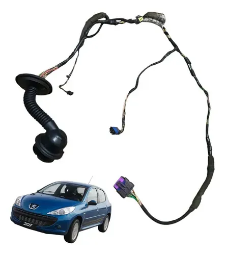 Chicote Porta Dianteira Direita Peugeot 207 1.4 8v 2011 2012