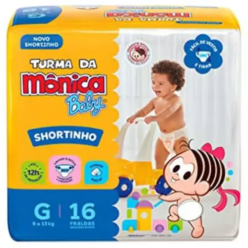FRALDA DA TURMA DA MÔNICA  16 uni.