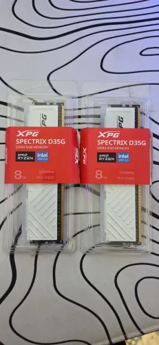 Memória RAM 16GB (2x8GB) DDR4 BRANCO