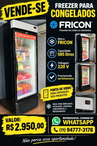 ? Freezer Vertical FRICON 585 Litros - Venda