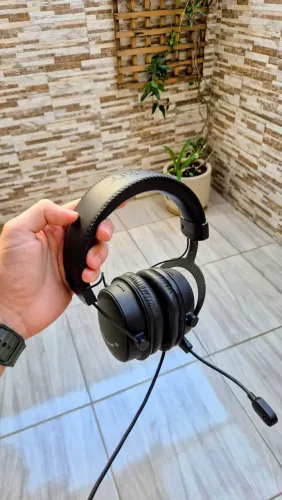 Headset Gamer Fifine AmpliGame H9 - Som Surround 7.1 (Na Caixa / Bom Estade Conservação)