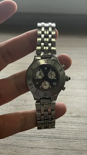 Relógio Cartier Chronoscaph - Aço Inox