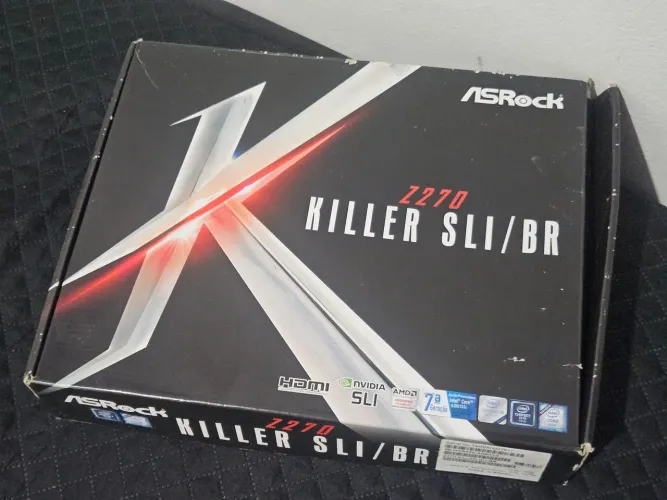 Placa-Mãe ASRock Z270 Killer SLI/BR (Intel LGA 1151) - NOVA na Caixa