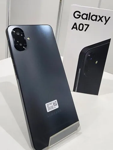 Aparelho Nacional - Samsung A07 128/4 (4G) Preto