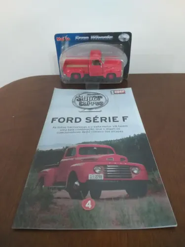Carro em miniatura Ford Série F da coleção Super Carros da Maisto