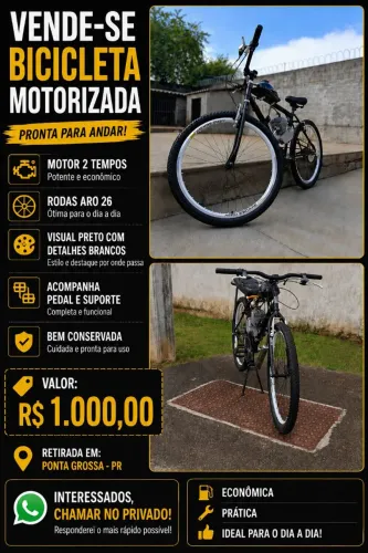 Vendo motorizada em estado bom
