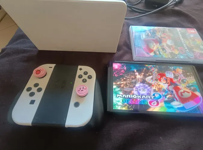 Nintendo switch OLED+ jogo impecável!
