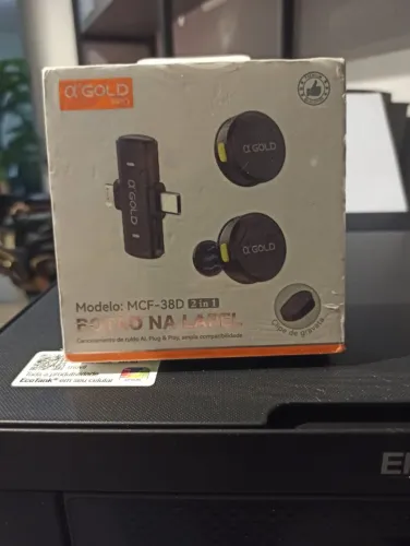 Microfone Gold Novo