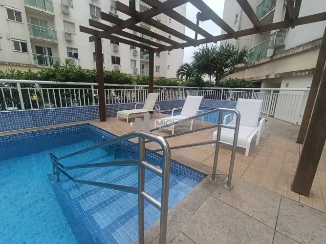 Alugo Lindo Apartamento mobiliado com Lazer Completo em São Cristóvão 2 Quartos Suíte e Va