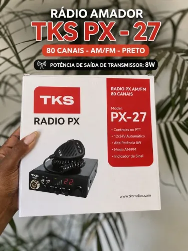 Radio amador Tks-px 27- 80 canais