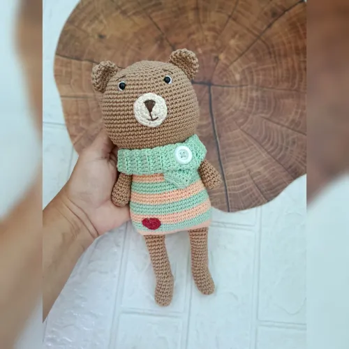 Urso de amigurumi