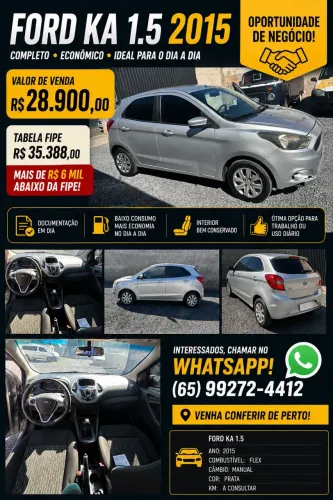 Ford KA 1.5 16V Flex 5P 2015