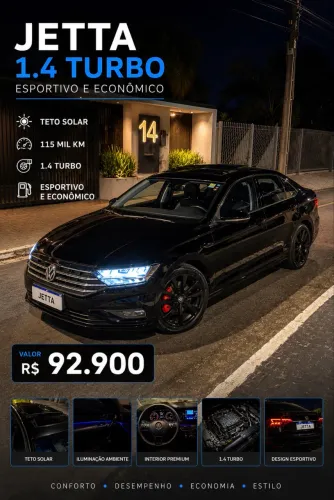 Volkswagen Jetta Comfort. 250 TSI 1.4 Flex 16V Aut. 2018