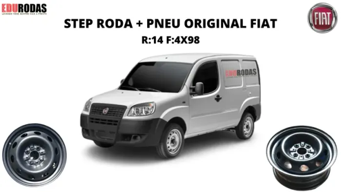 Step Fiat Original ( Roda + Pneu ) R:14 F:4x98