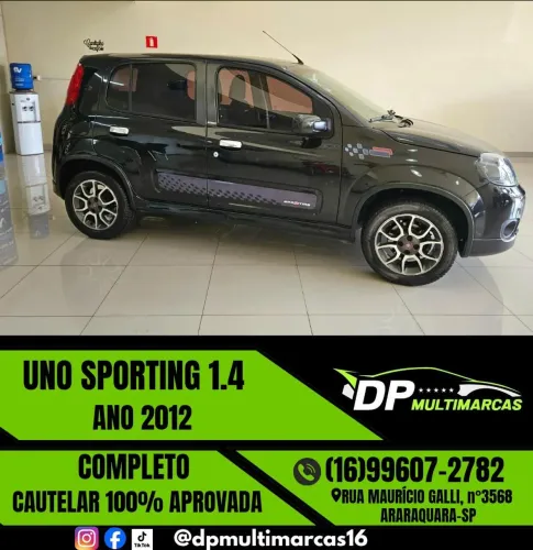Fiat Uno Sporting 1.4 EVO Fire Flex 8V 4P 2012