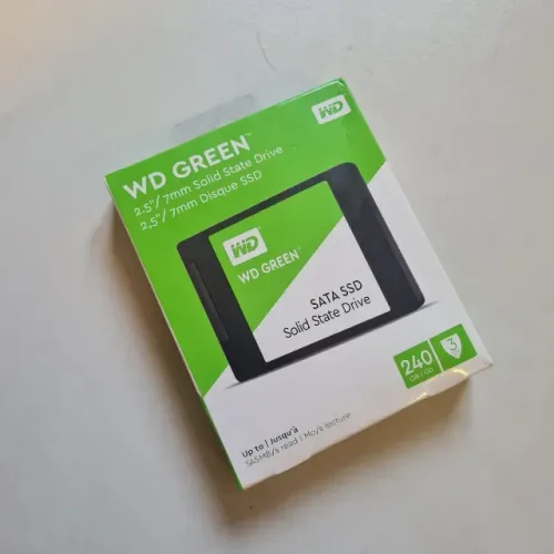 SSD WD Green, 240GB, Sata, Leitura 545mb/s E Gravação 430mb/s