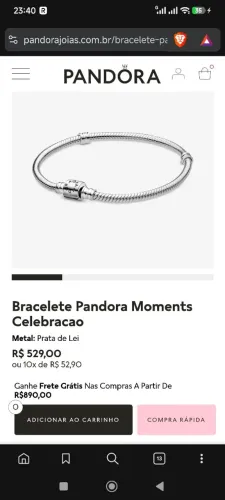 Pulseira pandora