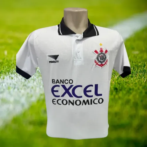 Camisa Corinthians Retrô Excel Branco
