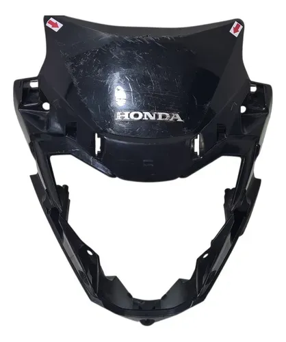 Carenagem Mascara Farol Honda Bros 160 2025 Detalhes 60598 Preto