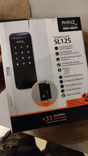 Fechadura Papaiz Digital - Smart Lock SL 125