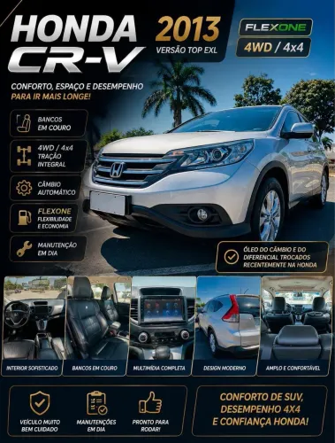 Honda CR-V EXL 2.0 16V 4wd/2.0 Flexone Aut. 2013