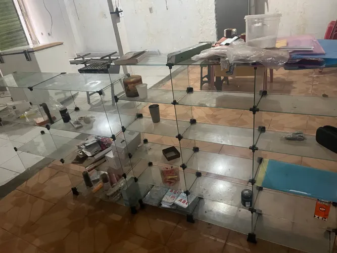 Vitrine de vidro