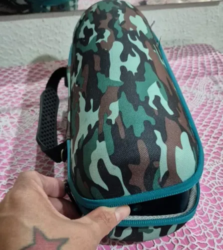 Caixa de som JBL Charger 5 Bluetooth Original com Case Camuflada