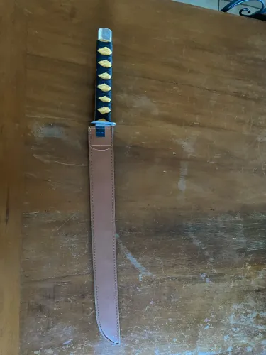Faca tática tipo katana 