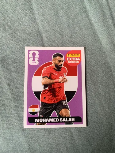 Figurinha Panini Extra Sticker Legend Roxa Mohamed Salah 2026