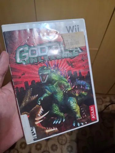 Jogo Game Mídia Física Original Godzilla Unleashed Luta de Monstros Kaiju para Nintendo Wi