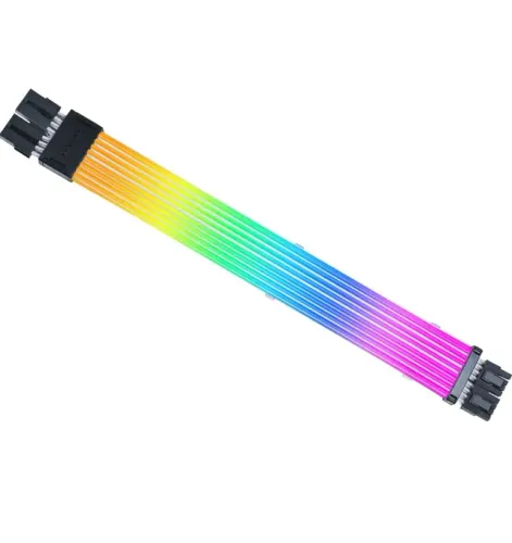 1 Cabo Sleeved VGA RGB Lian Li StrimerPlus 8 Pinos 28 (6+2) 300mm
