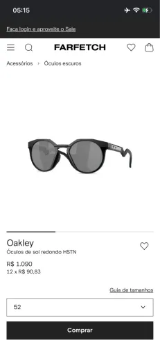 Óculos Oakley HSTN Matte Preto