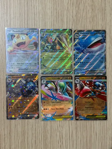 Lote Cartas Pokémon EX Meowth Lucario Beedrill Gallade Wailord