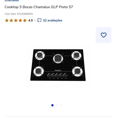 Cooktop 5 Bocas À Venda