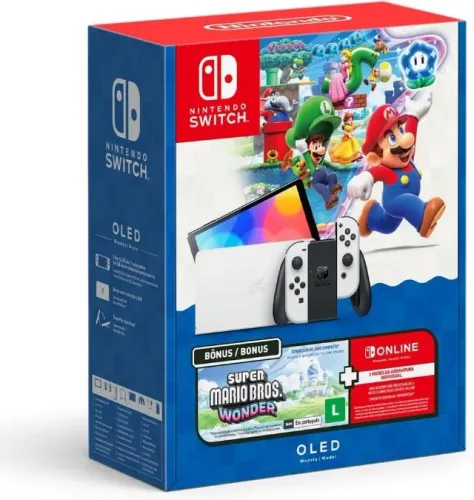 Nintendo Switch OLED NOVO DESBLOQUEADO - Garantia - Vários Jogos