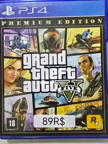 GTA V grand theft auto V GTA 5 - PS4