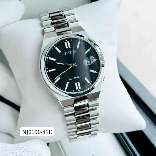 Citizen NJ0150-81E Automático 40mm preto - Novo Sem Uso - Safira Frontal e Traseiro