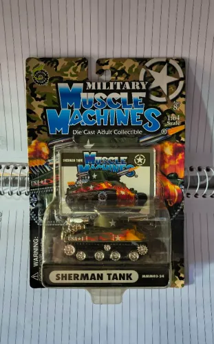 Muscle Machines Tank Sherman Green
