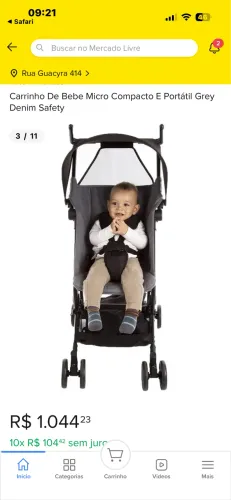 Carrinho de bebê 