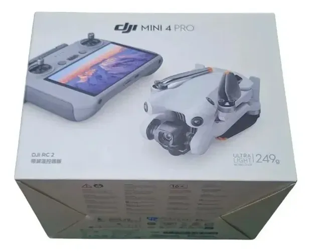 Drone (TROCO) DJI Mini 4 Pro Radio com Tela RC 2 + Acessórios